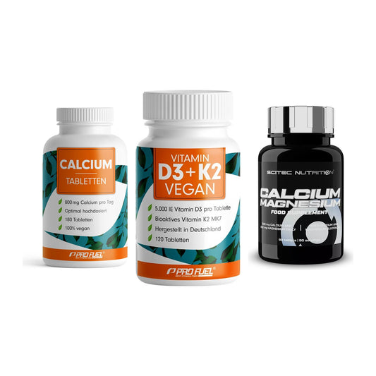 Calcium, Vitamin D & Magnesium: ProFuel Calcium + 2 weitere – alle enthaltenen Artikel