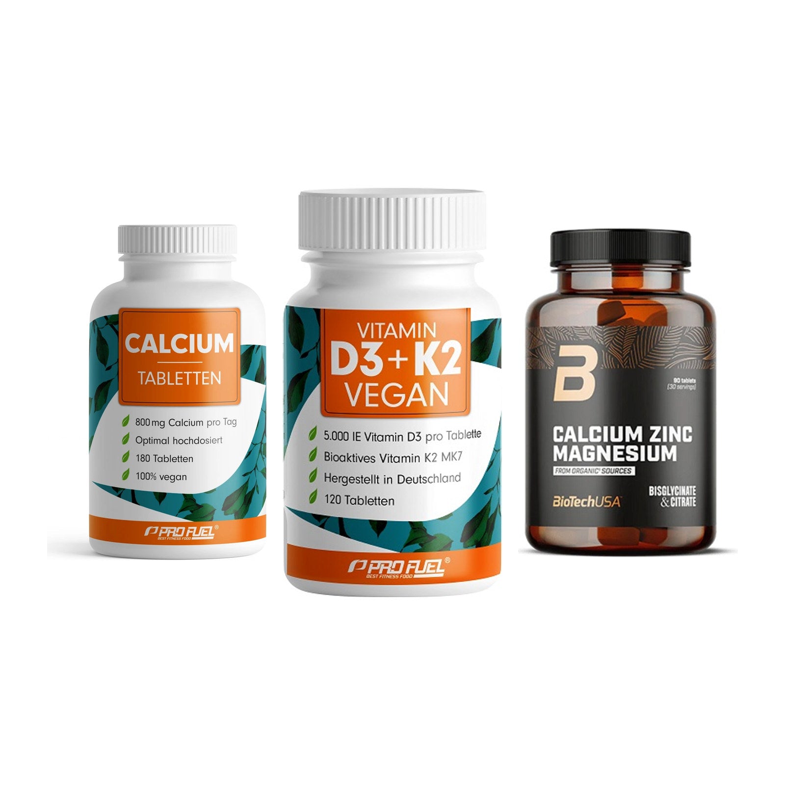 Calcium, Vitamin D & Magnesium: ProFuel Calcium + 2 weitere – alle enthaltenen Artikel