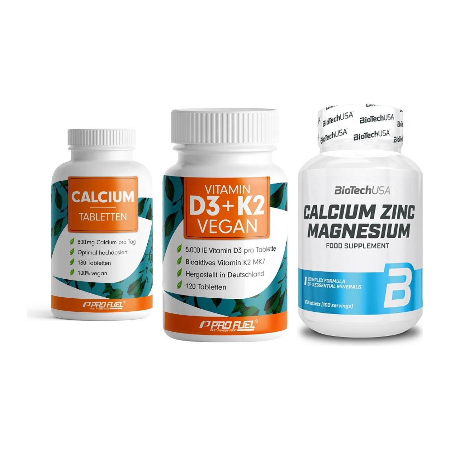 Calcium, Vitamin D & Magnesium: ProFuel Calcium + 2 weitere – alle enthaltenen Artikel