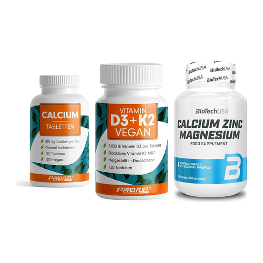Calcium, Vitamin D & Magnesium: ProFuel Calcium + 2 weitere – alle enthaltenen Artikel