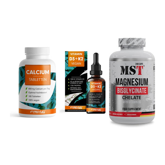 Calcium, Vitamin D & Magnesium: ProFuel Calcium + 2 weitere – alle enthaltenen Artikel