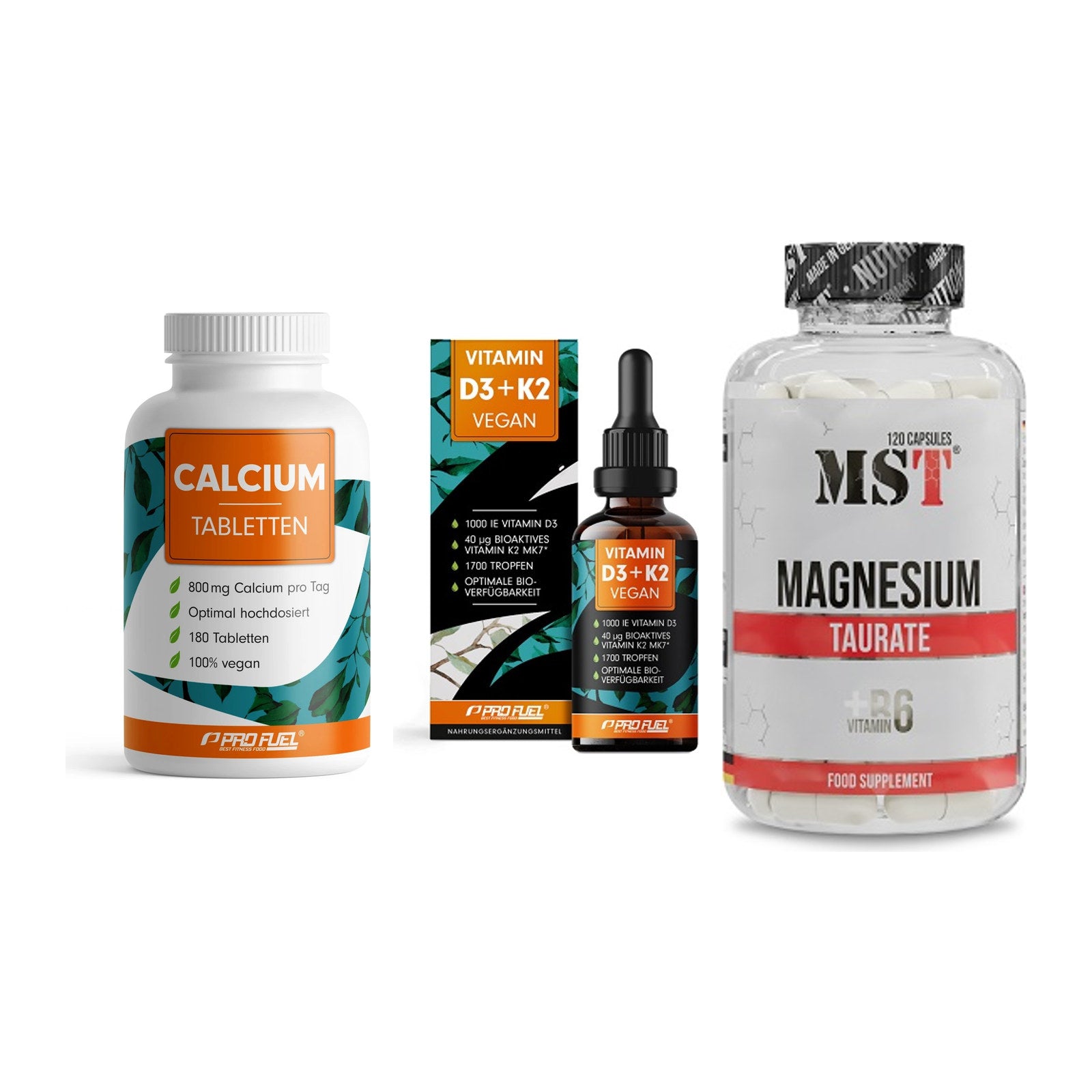 Calcium, Vitamin D & Magnesium: ProFuel Calcium + 2 weitere – alle enthaltenen Artikel