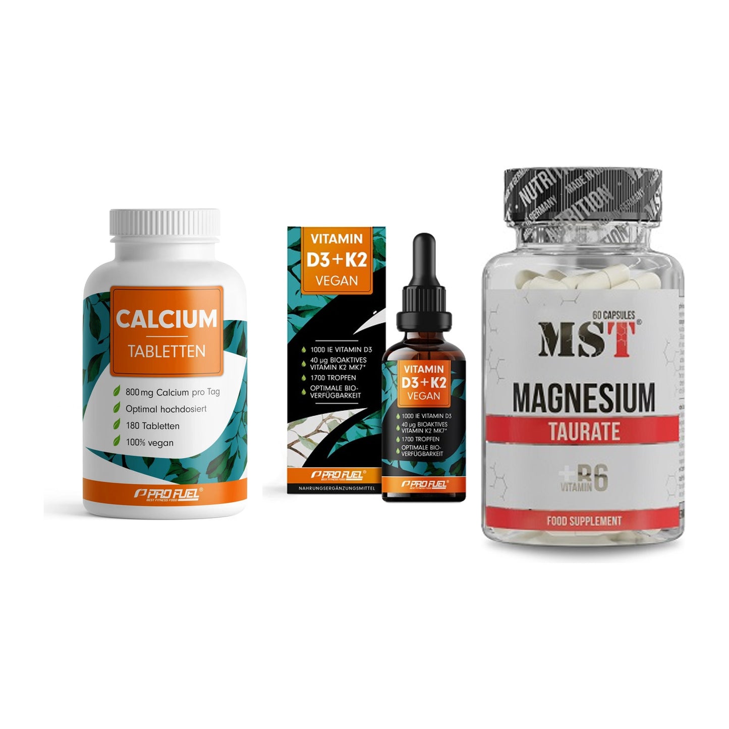 Calcium, Vitamin D & Magnesium: ProFuel Calcium + 2 weitere – alle enthaltenen Artikel