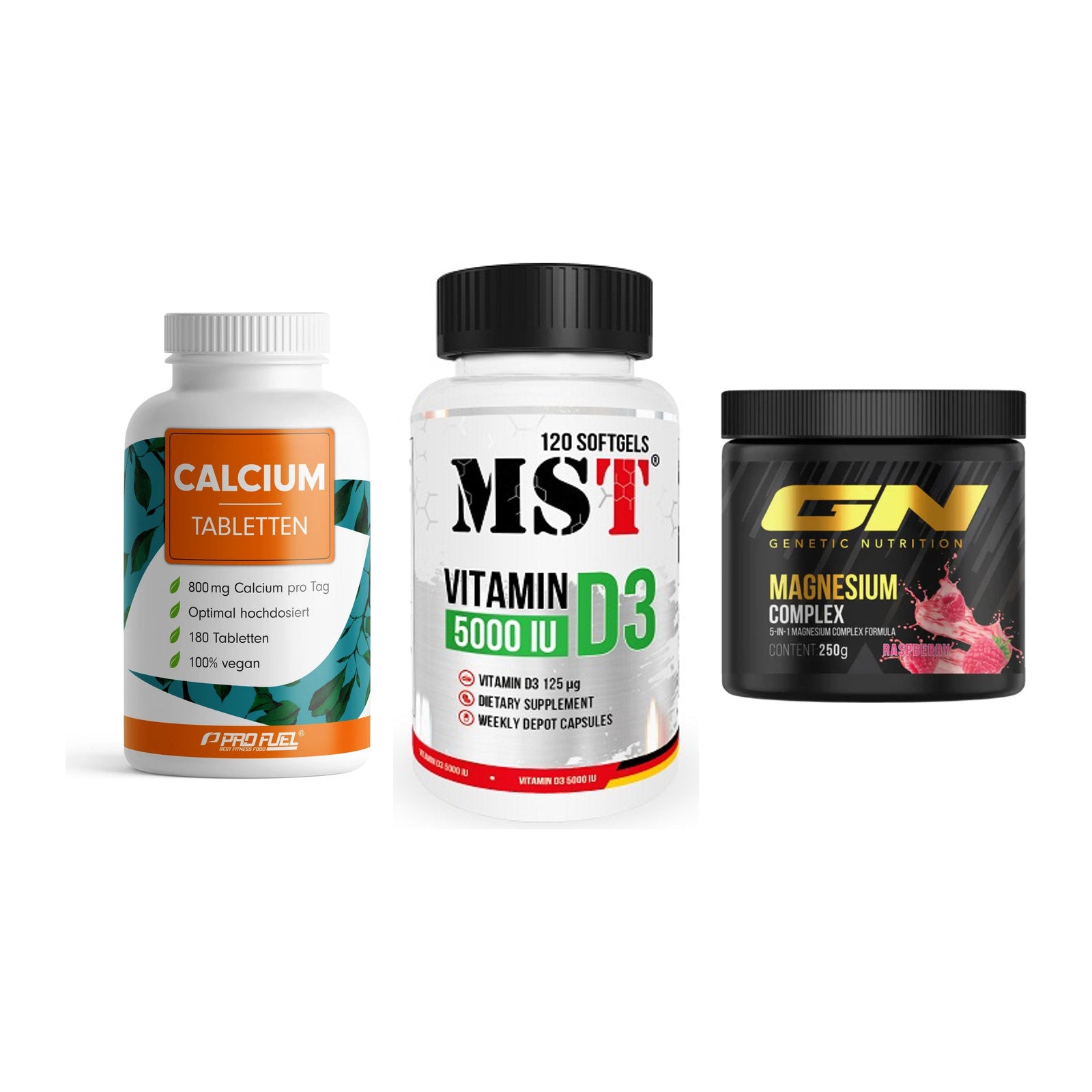 Calcium, Vitamin D & Magnesium: ProFuel Calcium + 2 weitere – alle enthaltenen Artikel