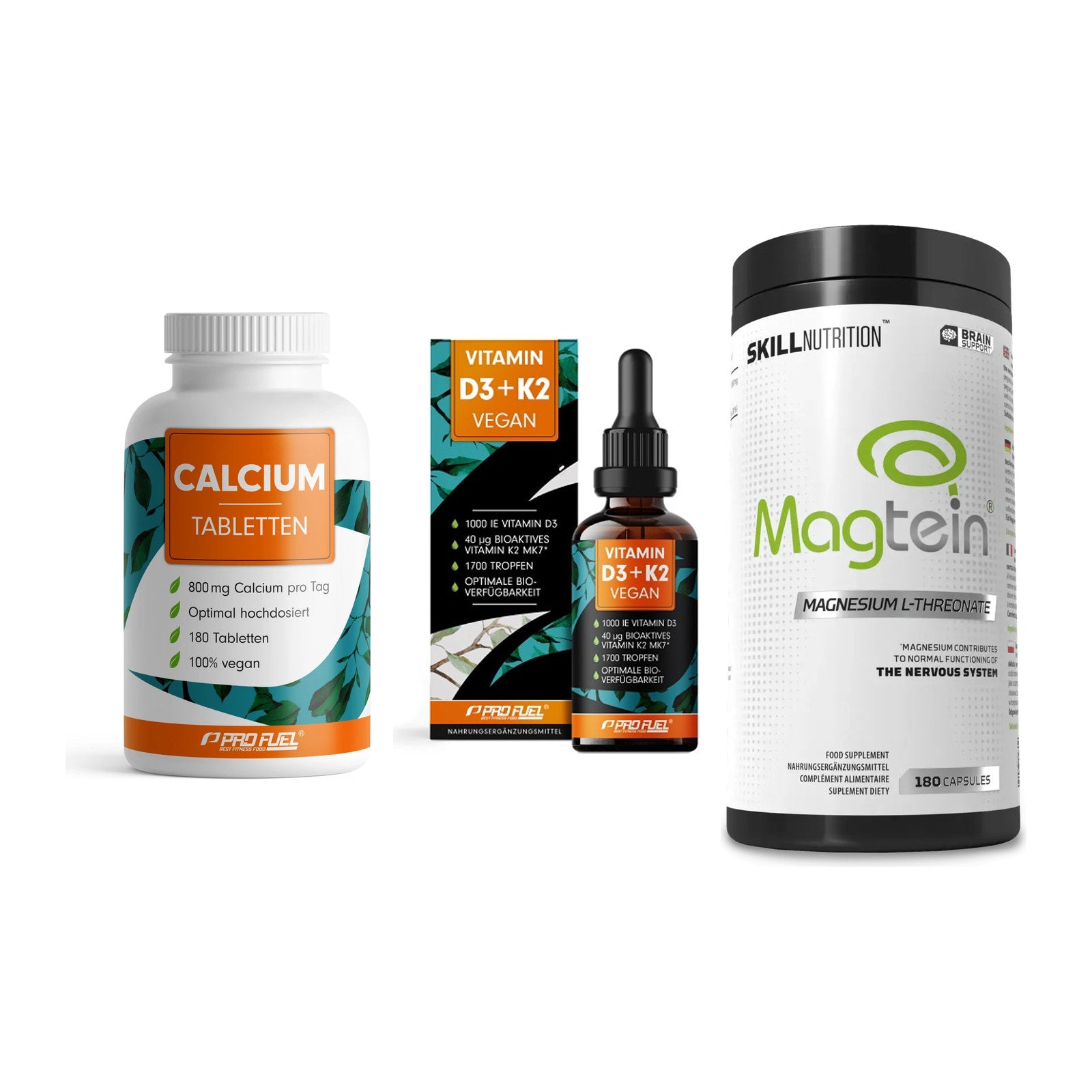 Calcium, Vitamin D & Magnesium: ProFuel Calcium + 2 weitere – alle enthaltenen Artikel