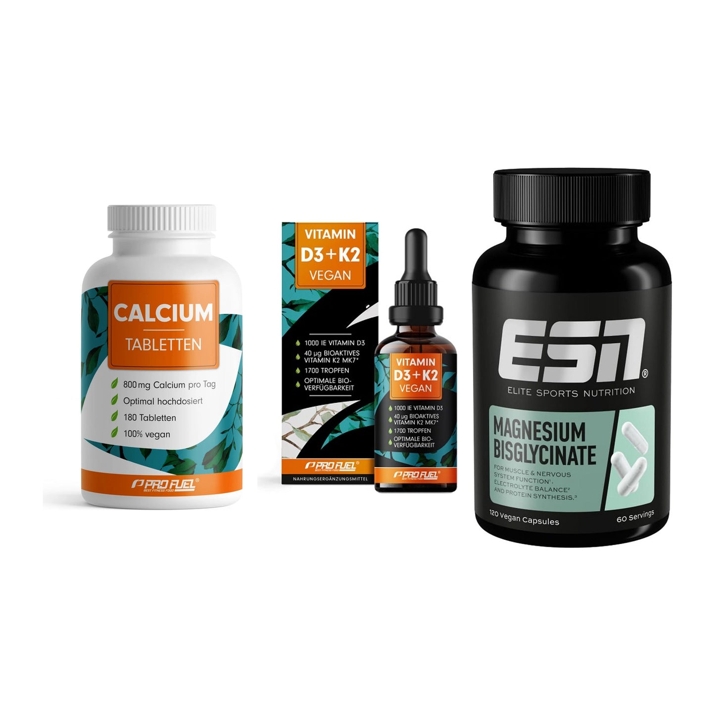 Calcium, Vitamin D & Magnesium: ProFuel Calcium + 2 weitere – alle enthaltenen Artikel