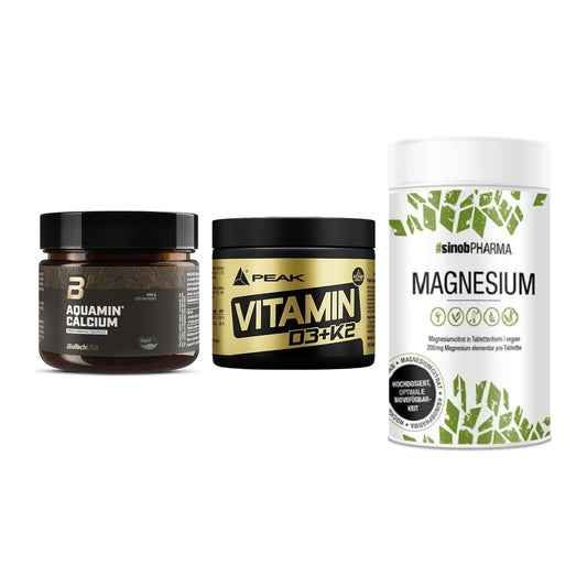 Calcium, Vitamin D & Magnesium: BioTech Aquamin Calcium + 2 weitere – alle enthaltenen Artikel