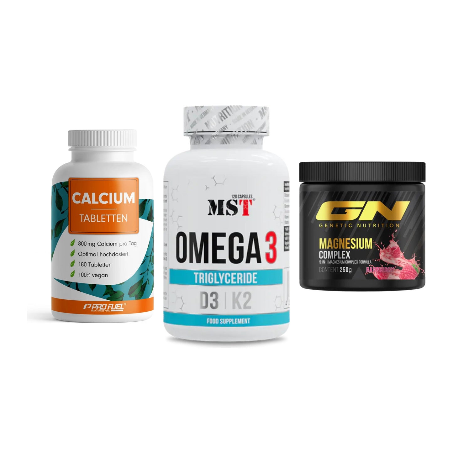 Calcium, Vitamin D & Magnesium: ProFuel Calcium + 2 weitere – alle enthaltenen Artikel