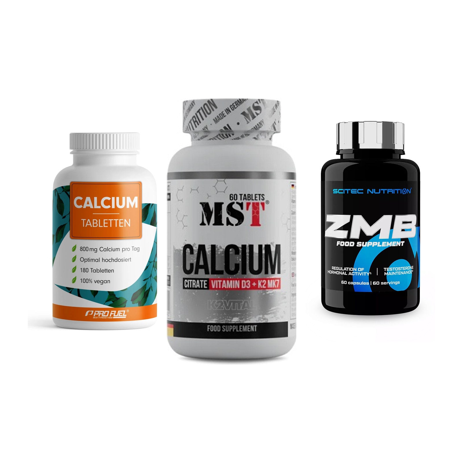 Calcium, Vitamin D & Magnesium: ProFuel Calcium + 2 weitere – alle enthaltenen Artikel