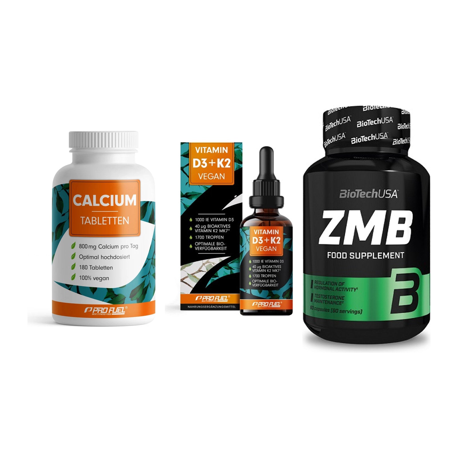 Calcium, Vitamin D & Magnesium: ProFuel Calcium + 2 weitere – alle enthaltenen Artikel