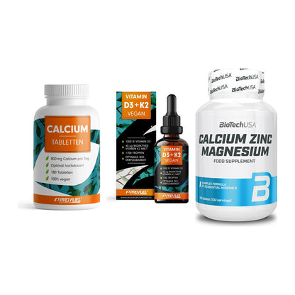 Calcium, Vitamin D & Magnesium: ProFuel Calcium + 2 weitere – alle enthaltenen Artikel