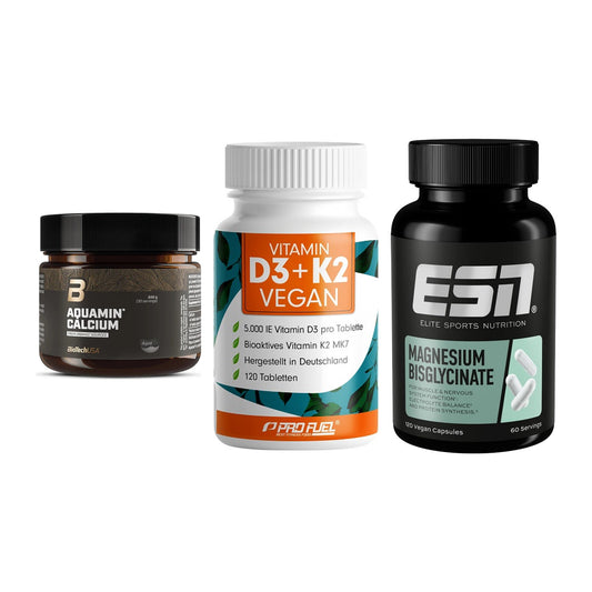 Calcium, Vitamin D & Magnesium: BioTech Aquamin Calcium + 2 weitere – alle enthaltenen Artikel