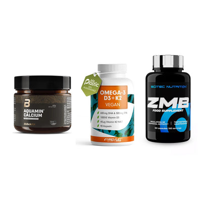 Calcium, Vitamin D & Magnesium: BioTech Aquamin Calcium + 2 weitere – alle enthaltenen Artikel