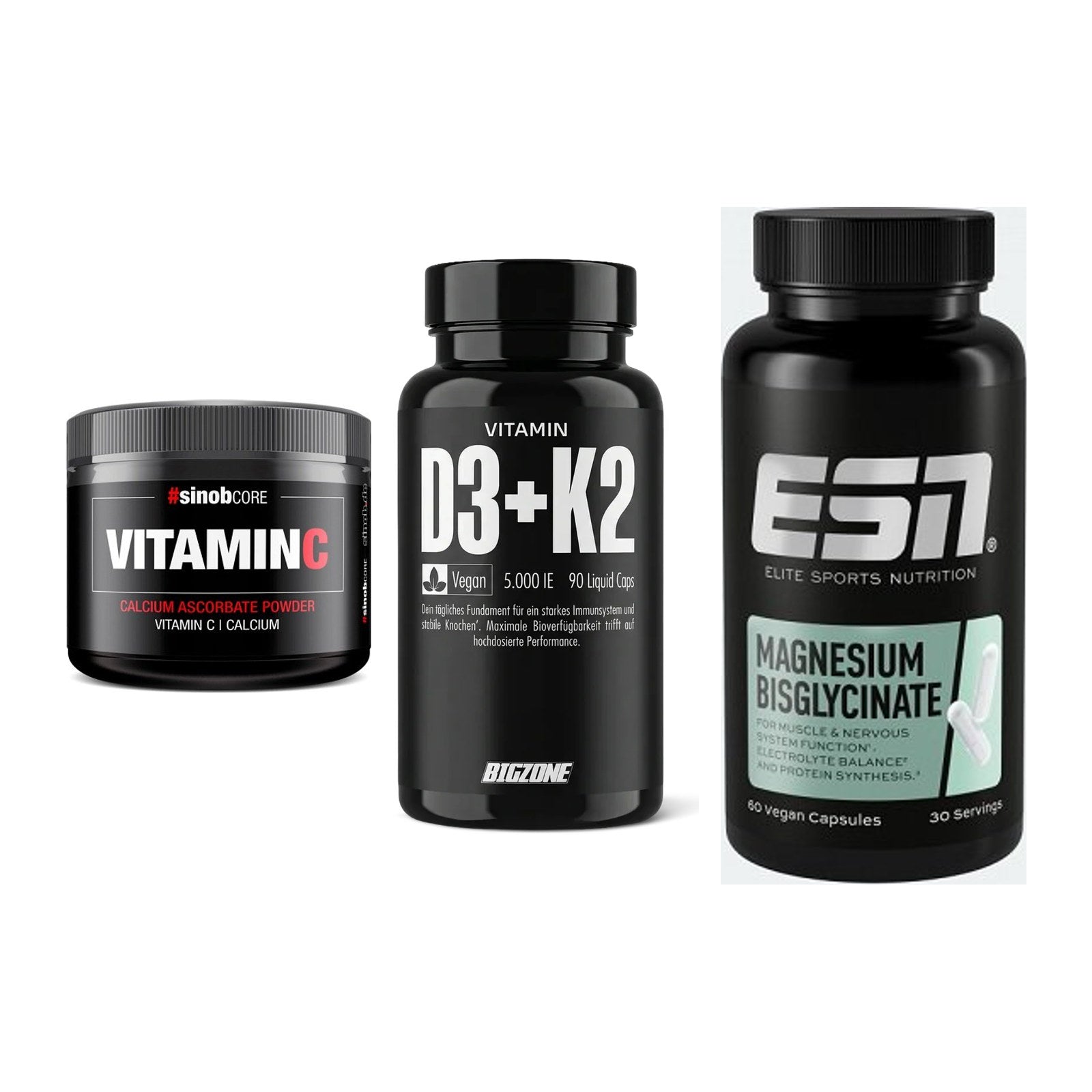 Calcium, Vitamin D & Magnesium: Sinob Vitamin C Calcium + 2 weitere – alle enthaltenen Artikel
