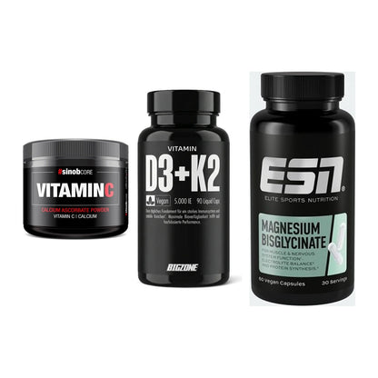 Calcium, Vitamin D & Magnesium: Sinob Vitamin C Calcium + 2 weitere – alle enthaltenen Artikel