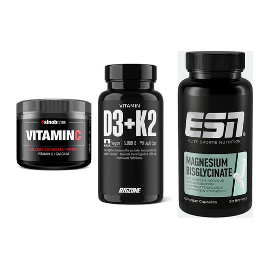 Calcium, Vitamin D & Magnesium: Sinob Vitamin C Calcium + 2 weitere – alle enthaltenen Artikel