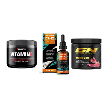 Calcium, Vitamin D & Magnesium: Sinob Vitamin C Calcium + 2 weitere – alle enthaltenen Artikel