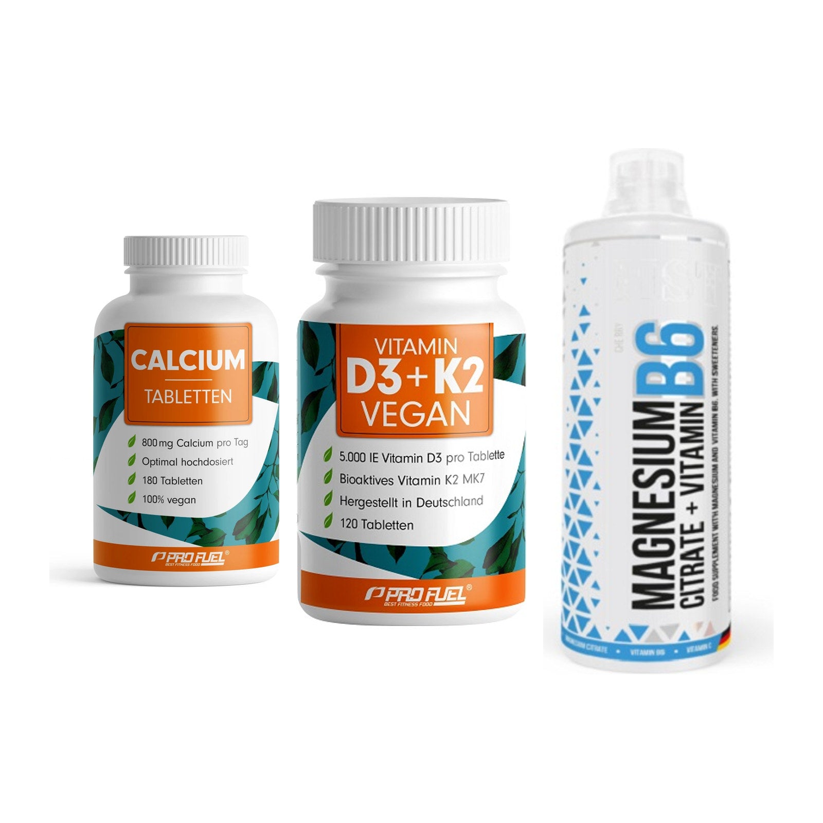 Calcium, Vitamin D & Magnesium: ProFuel Calcium + 2 weitere – alle enthaltenen Artikel