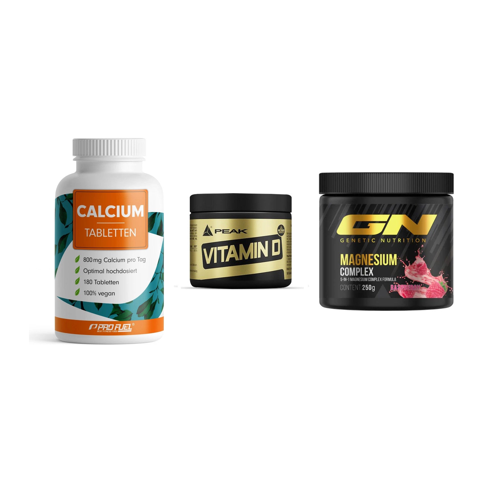 Calcium, Vitamin D & Magnesium: ProFuel Calcium + 2 weitere – alle enthaltenen Artikel