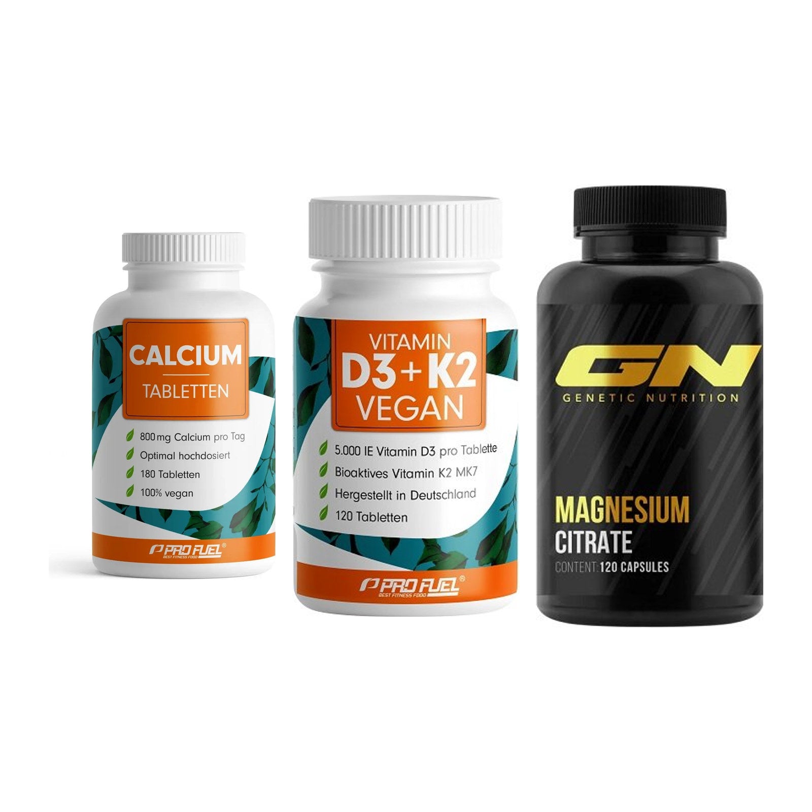 Calcium, Vitamin D & Magnesium: ProFuel Calcium + 2 weitere – alle enthaltenen Artikel