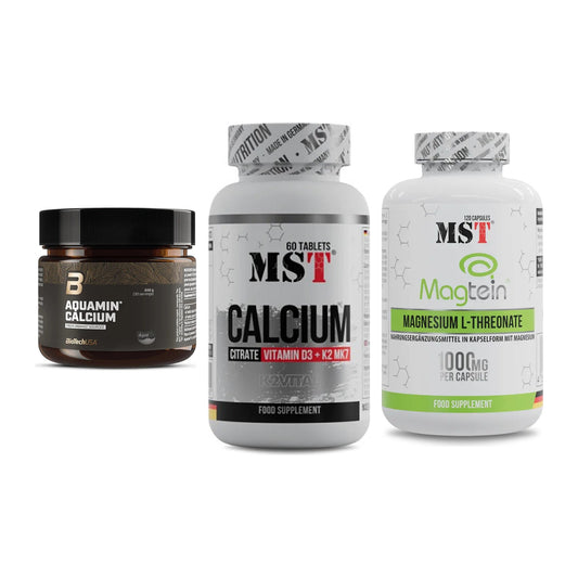 Calcium, Vitamin D & Magnesium: BioTech Aquamin Calcium + 2 weitere – alle enthaltenen Artikel