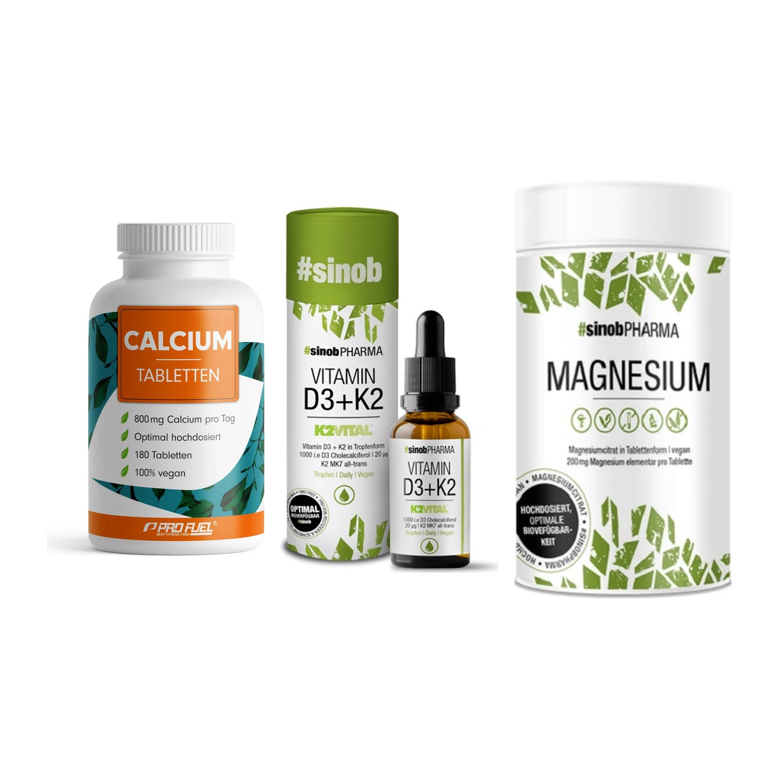 Calcium, Vitamin D & Magnesium: ProFuel Calcium + 2 weitere – alle enthaltenen Artikel