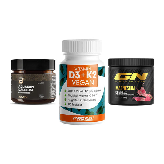 Calcium, Vitamin D & Magnesium: BioTech Aquamin Calcium + 2 weitere – alle enthaltenen Artikel