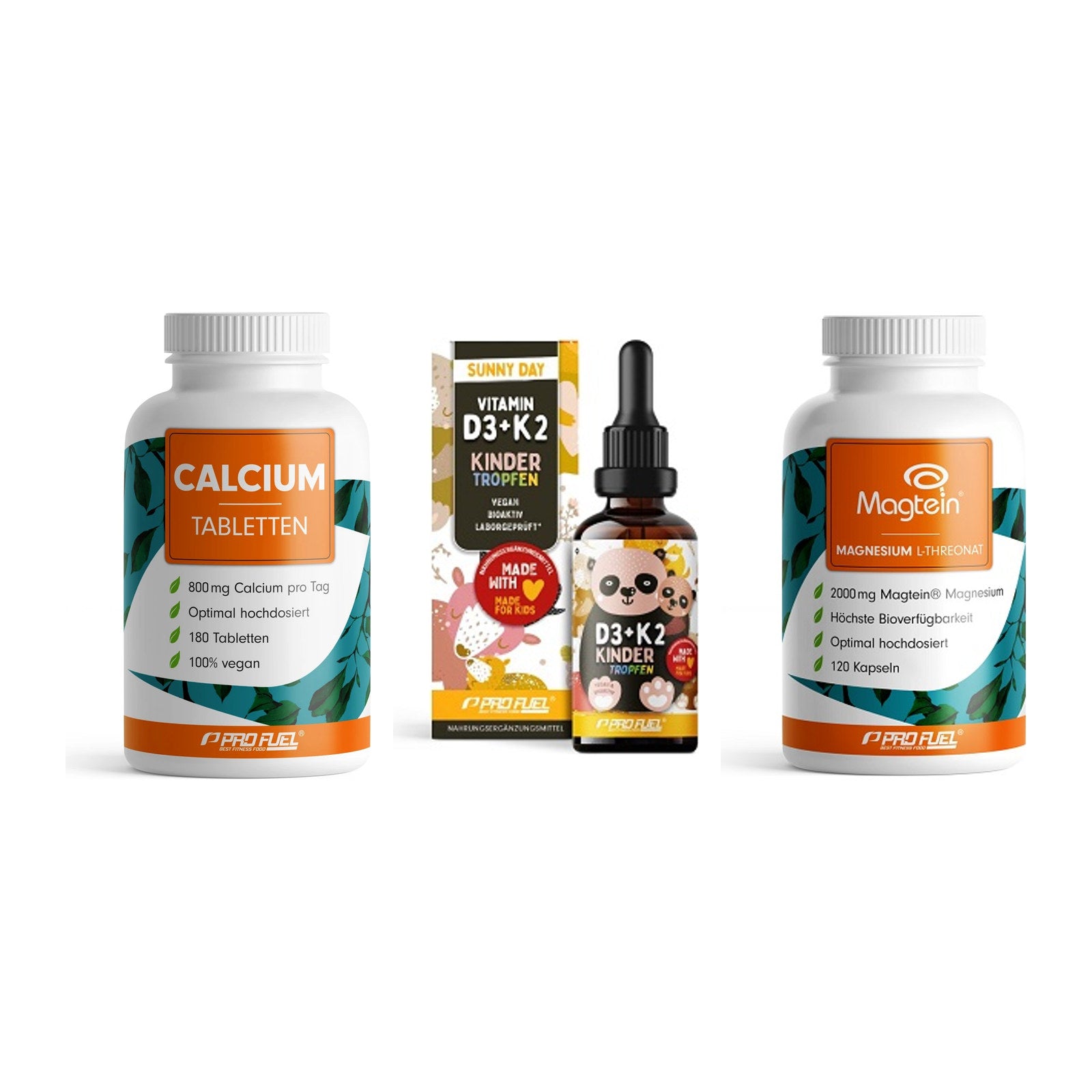 Calcium, Vitamin D & Magnesium: ProFuel Calcium + 2 weitere – alle enthaltenen Artikel
