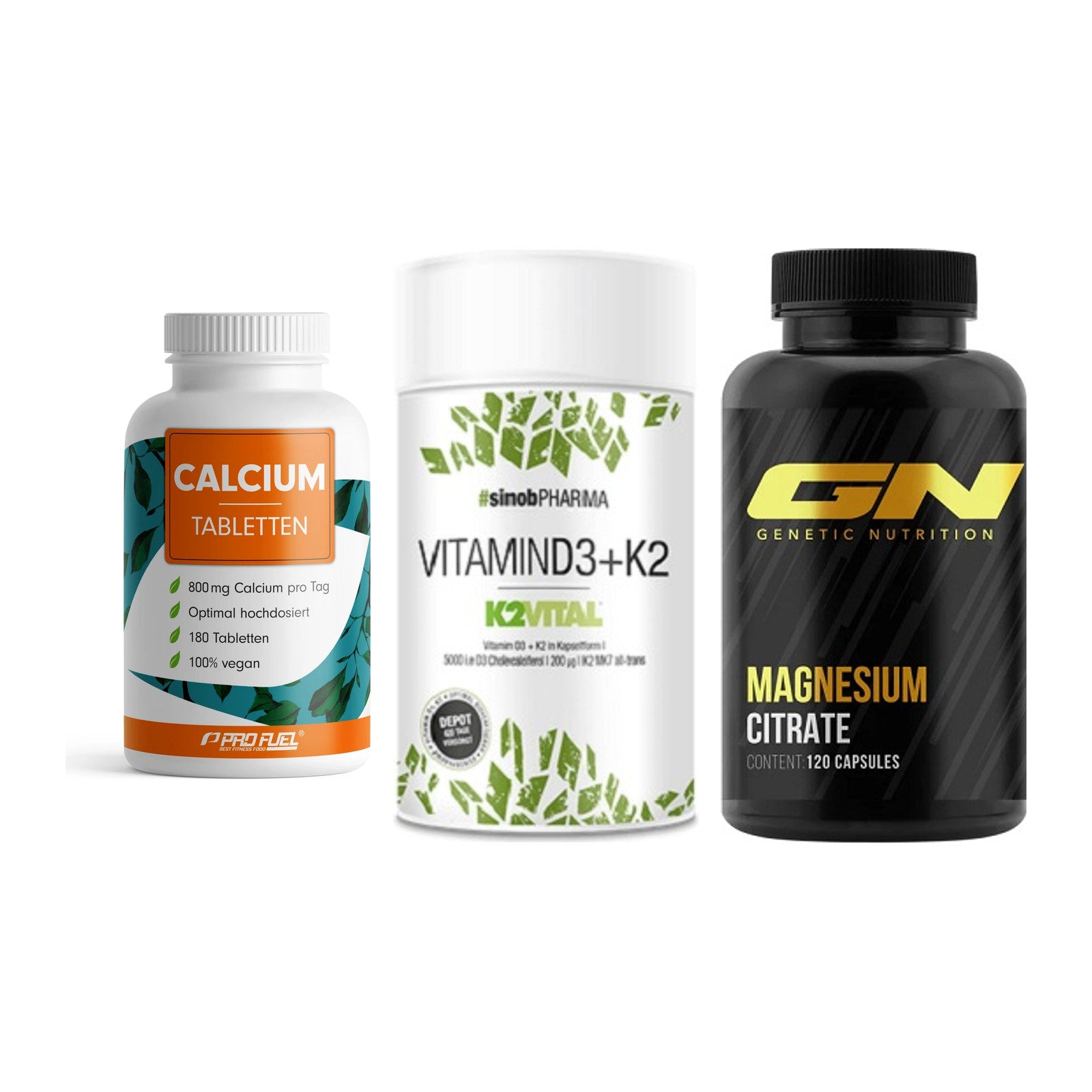 Calcium, Vitamin D & Magnesium: ProFuel Calcium + 2 weitere – alle enthaltenen Artikel