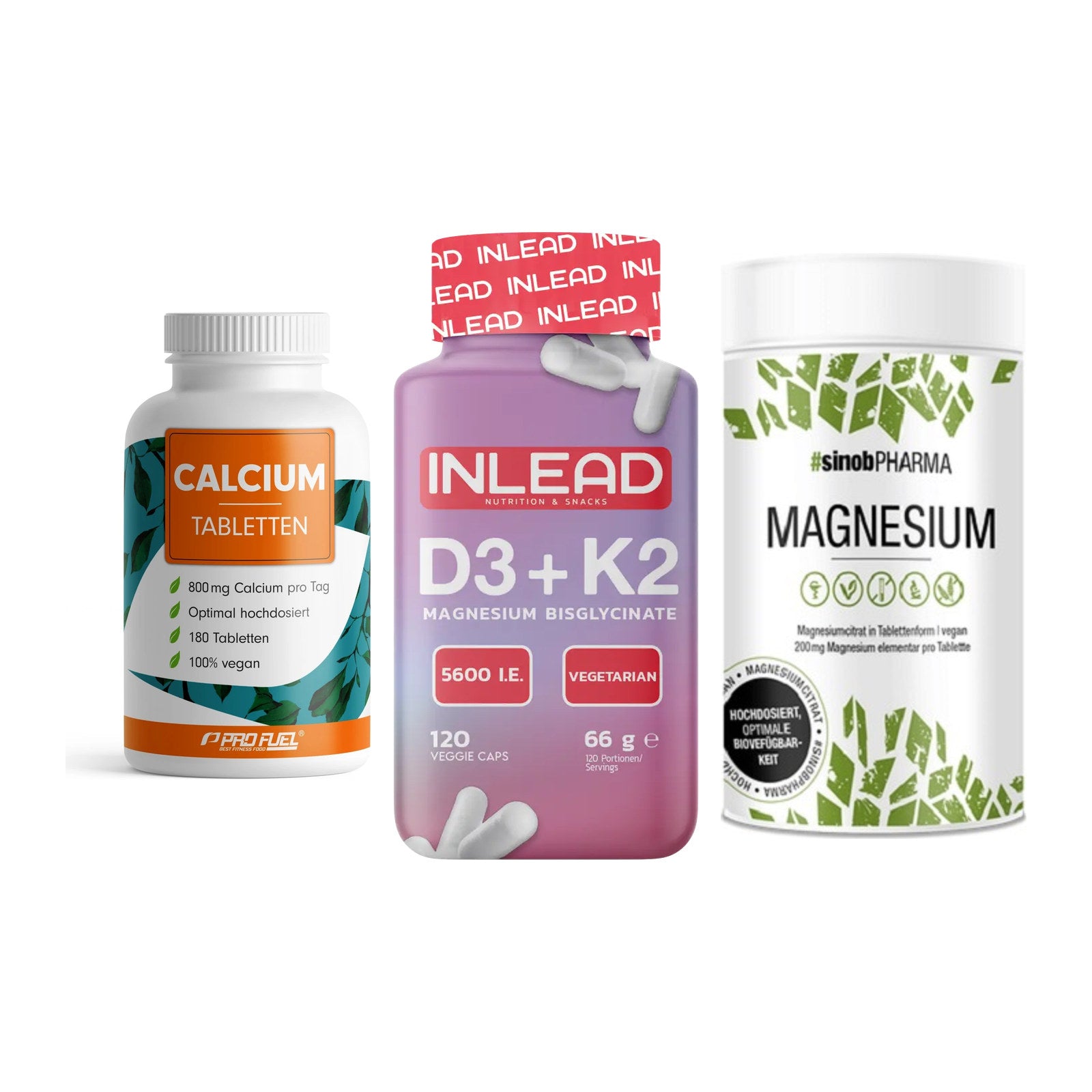 Calcium, Vitamin D & Magnesium: ProFuel Calcium + 2 weitere – alle enthaltenen Artikel