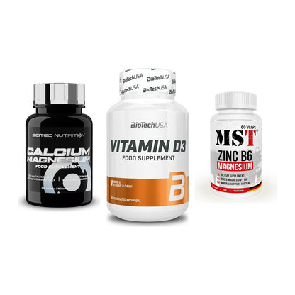 Calcium, Vitamin D & Magnesium: Scitec Calcium Magnesium + 2 weitere – alle enthaltenen Artikel