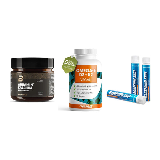 Calcium, Vitamin D & Magnesium: BioTech Aquamin Calcium + 2 weitere – alle enthaltenen Artikel