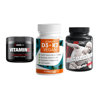 Calcium, Vitamin D & Magnesium: Sinob Vitamin C Calcium + 2 weitere – alle enthaltenen Artikel