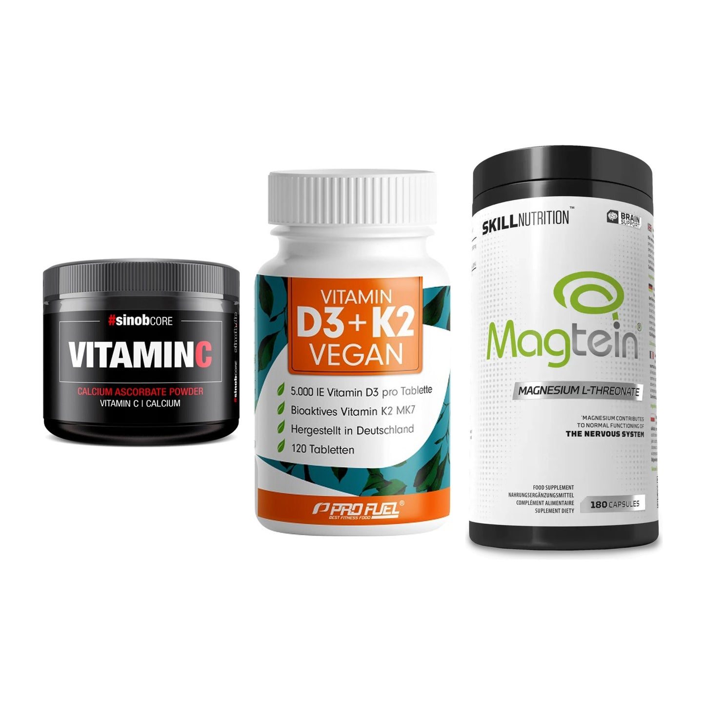 Calcium, Vitamin D & Magnesium: Sinob Vitamin C Calcium + 2 weitere – alle enthaltenen Artikel