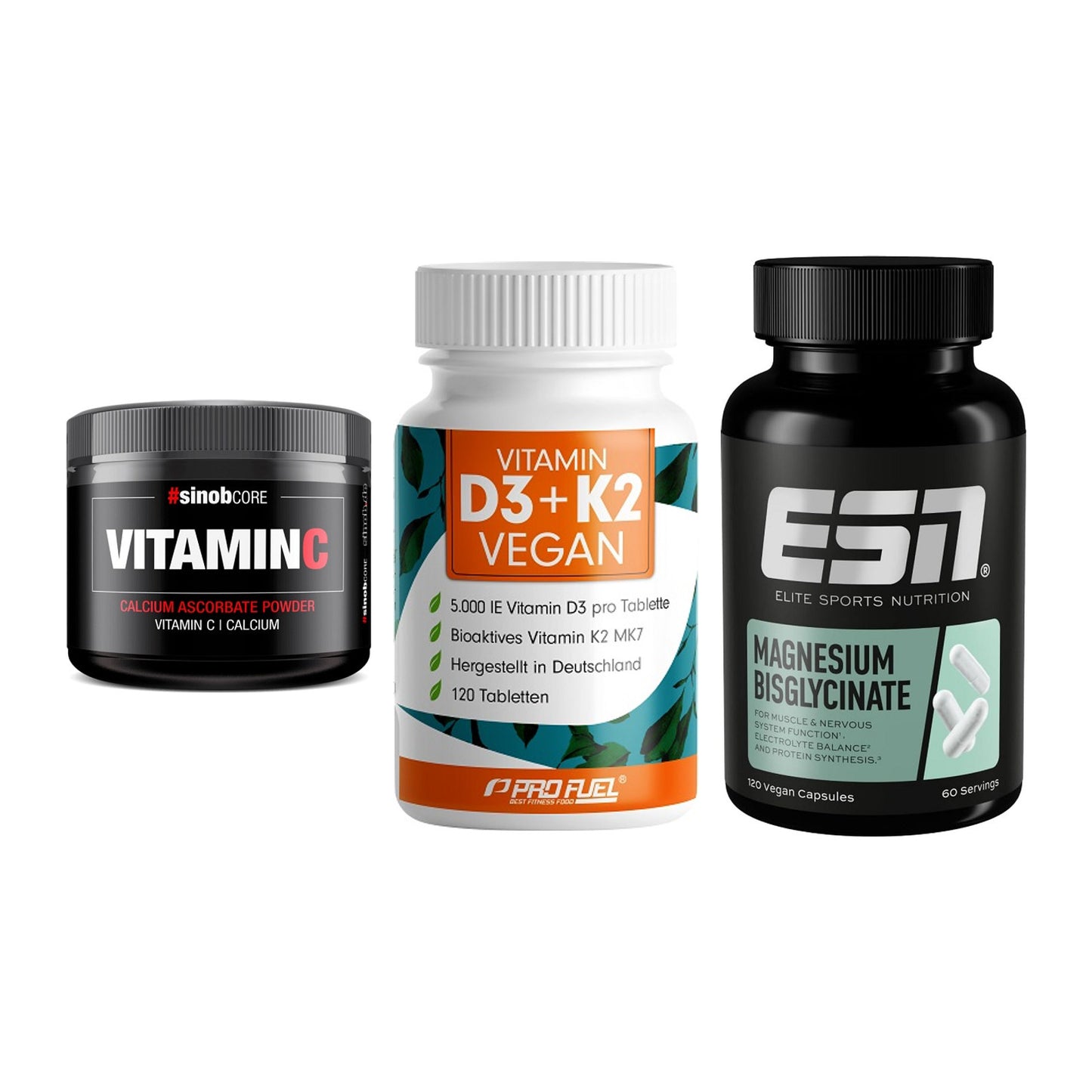 Calcium, Vitamin D & Magnesium: Sinob Vitamin C Calcium + 2 weitere – alle enthaltenen Artikel