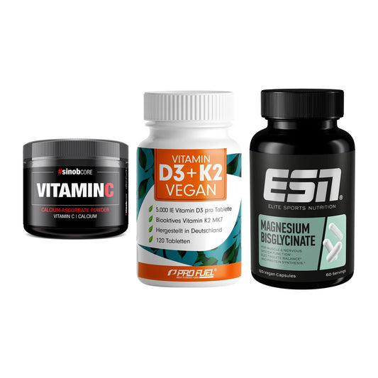 Calcium, Vitamin D & Magnesium: Sinob Vitamin C Calcium + 2 weitere – alle enthaltenen Artikel