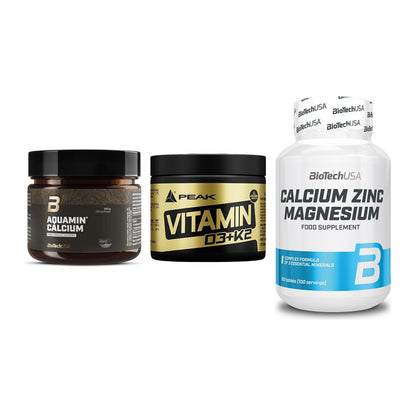 Calcium, Vitamin D & Magnesium: BioTech Aquamin Calcium + 2 weitere – alle enthaltenen Artikel