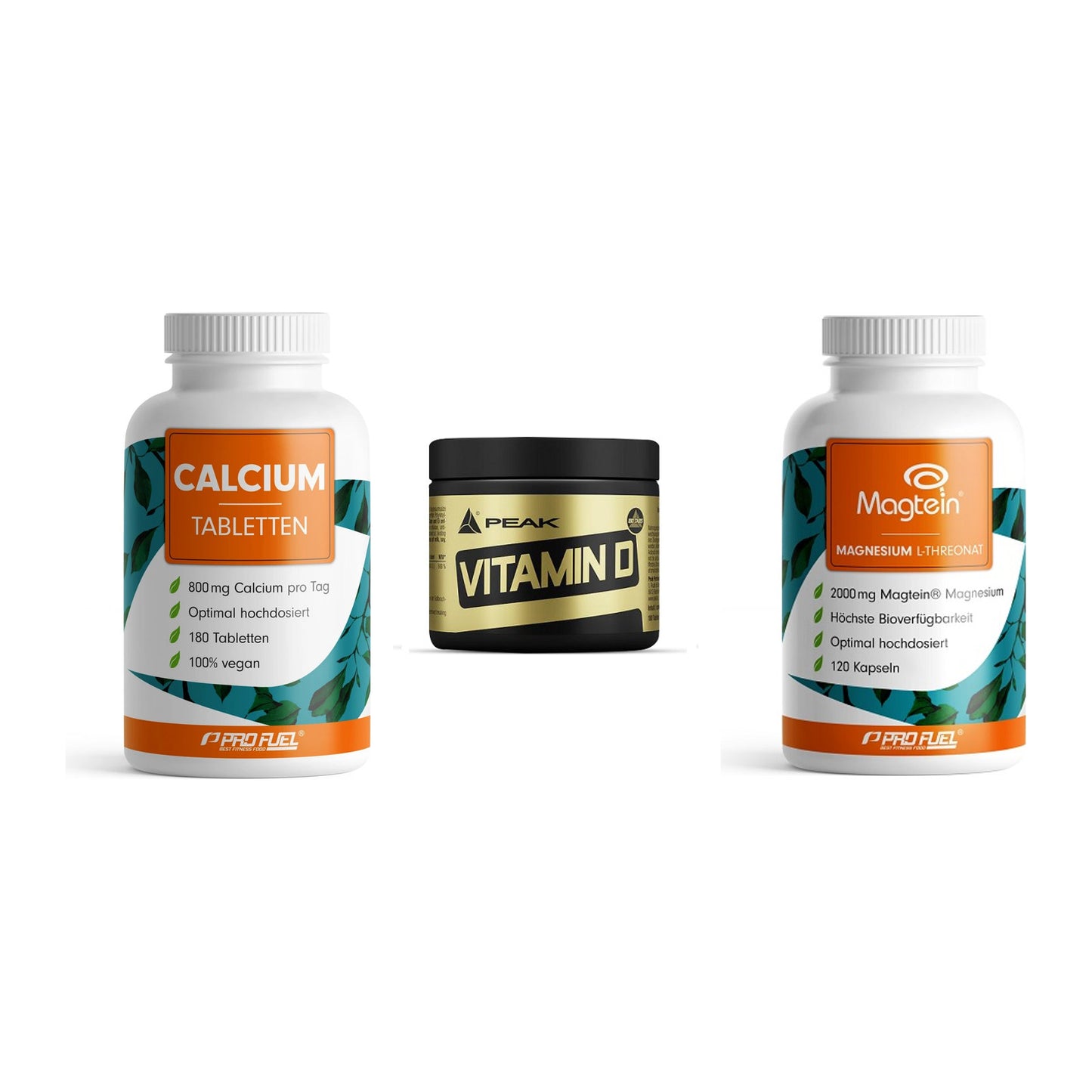 Calcium, Vitamin D & Magnesium: ProFuel Calcium + 2 weitere – alle enthaltenen Artikel