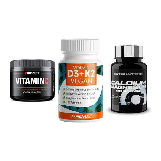 Calcium, Vitamin D & Magnesium: Sinob Vitamin C Calcium + 2 weitere – alle enthaltenen Artikel