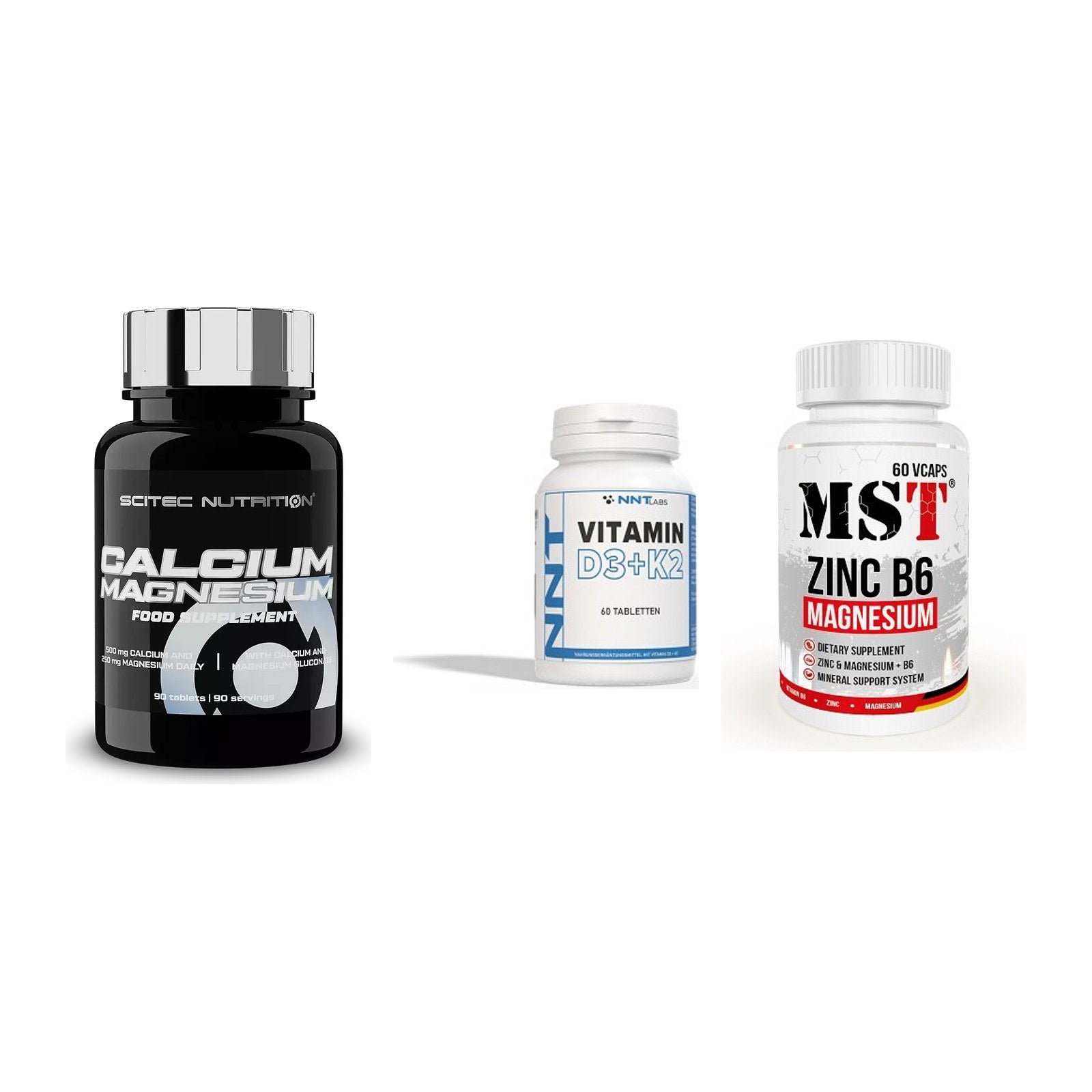 Calcium, Vitamin D & Magnesium: Scitec Calcium Magnesium + 2 weitere – alle enthaltenen Artikel