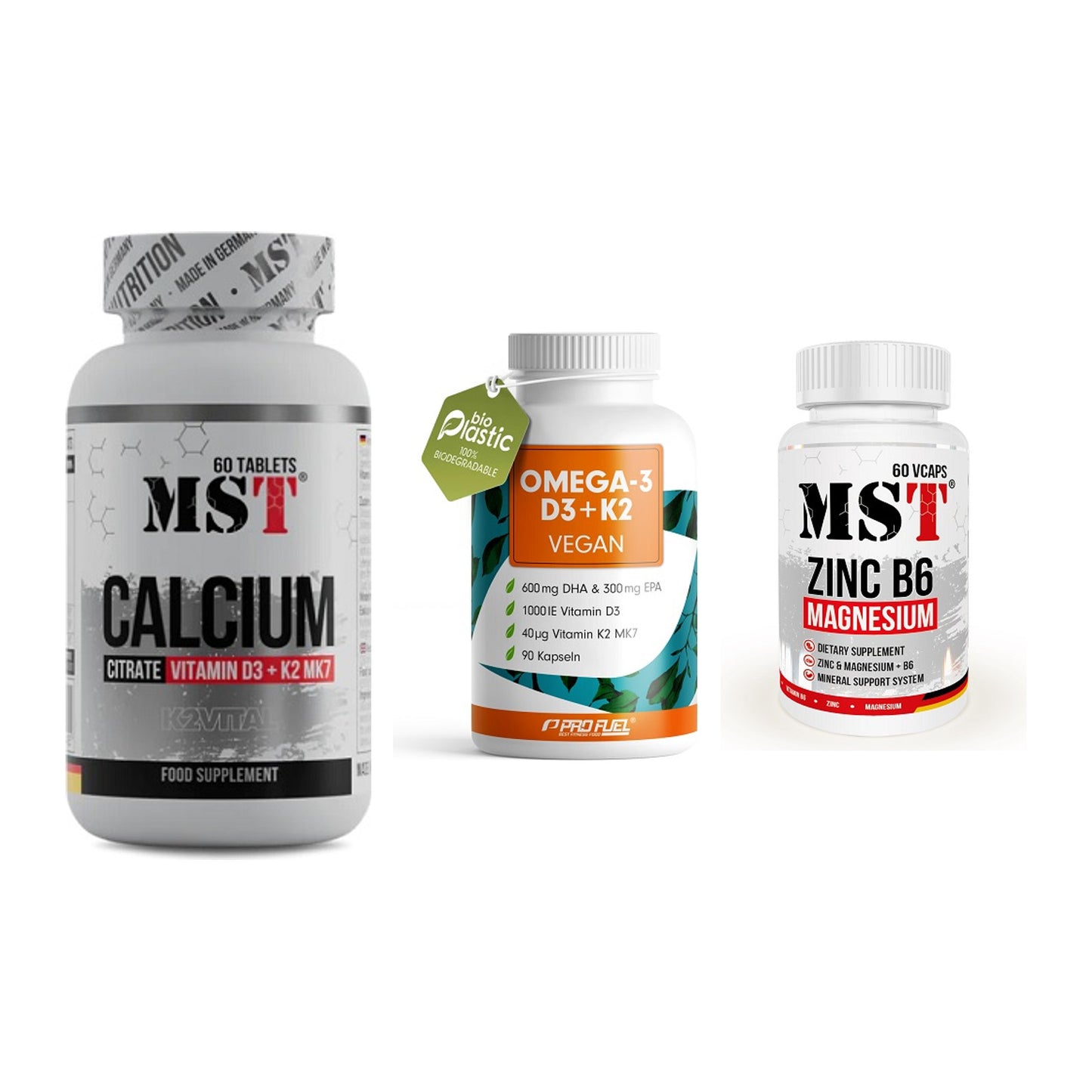 Calcium, Vitamin D & Magnesium: MST Calcium Citrate D3 + 2 weitere – alle enthaltenen Artikel