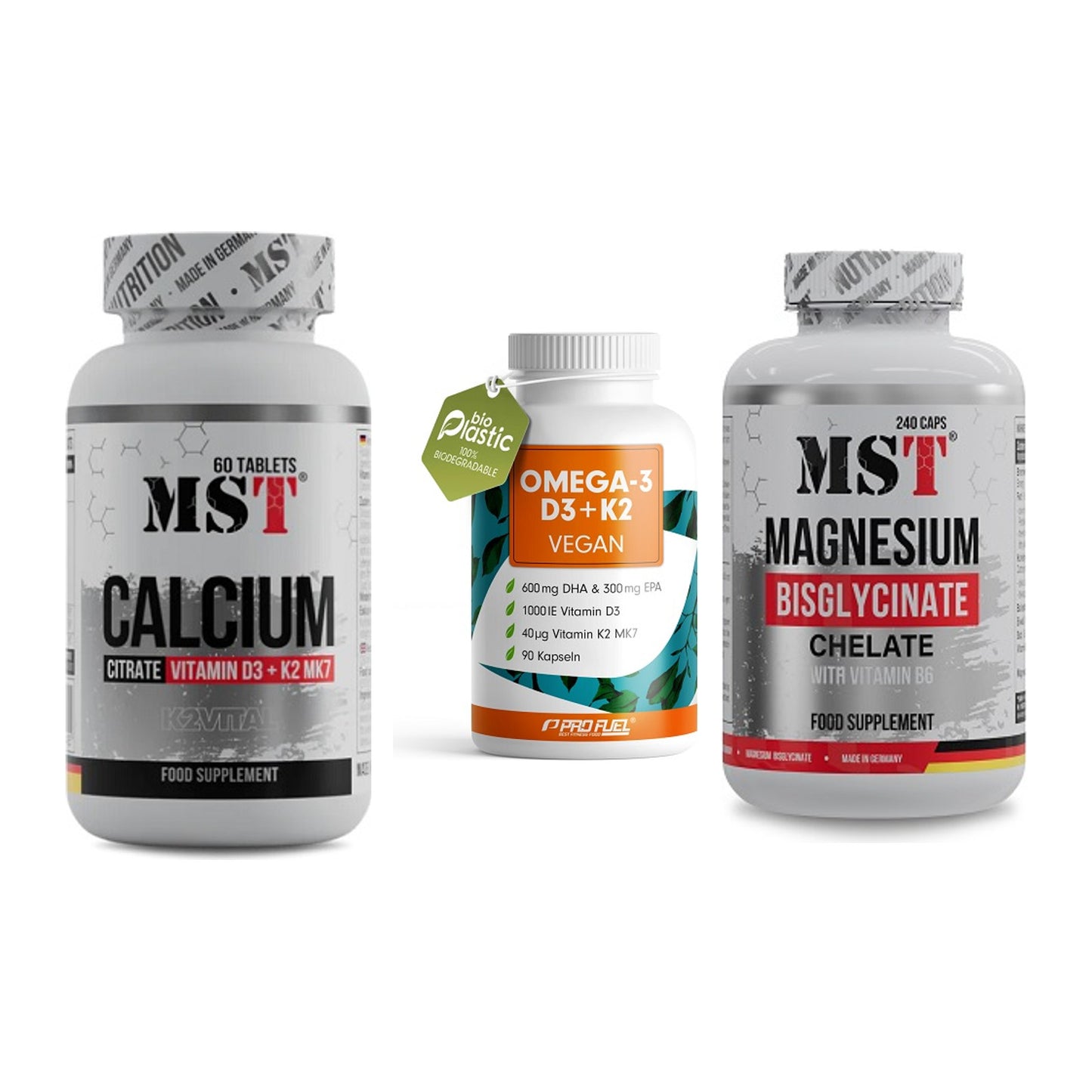 Calcium, Vitamin D & Magnesium: MST Calcium Citrate D3 + 2 weitere – alle enthaltenen Artikel
