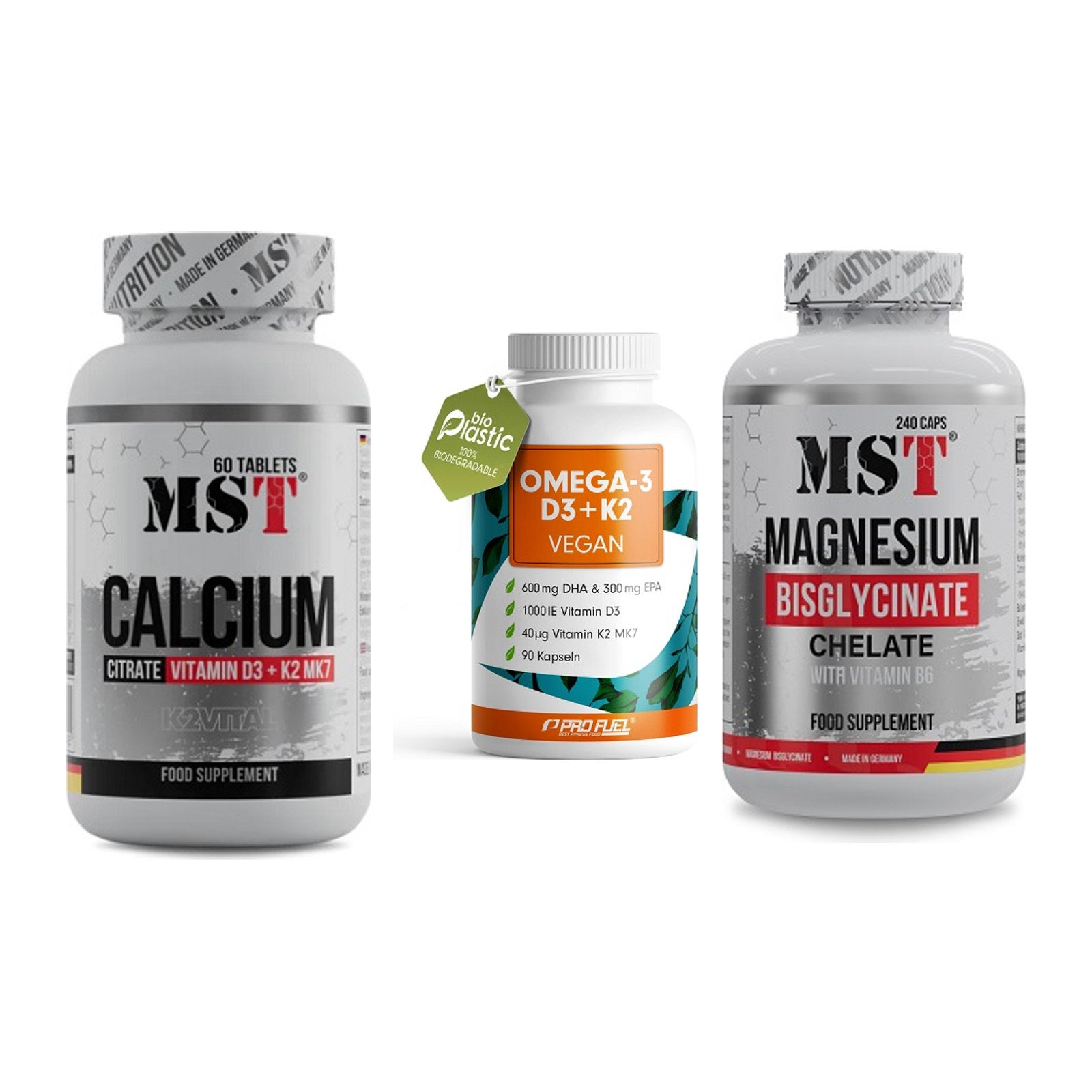 Calcium, Vitamin D & Magnesium: MST Calcium Citrate D3 + 2 weitere – alle enthaltenen Artikel