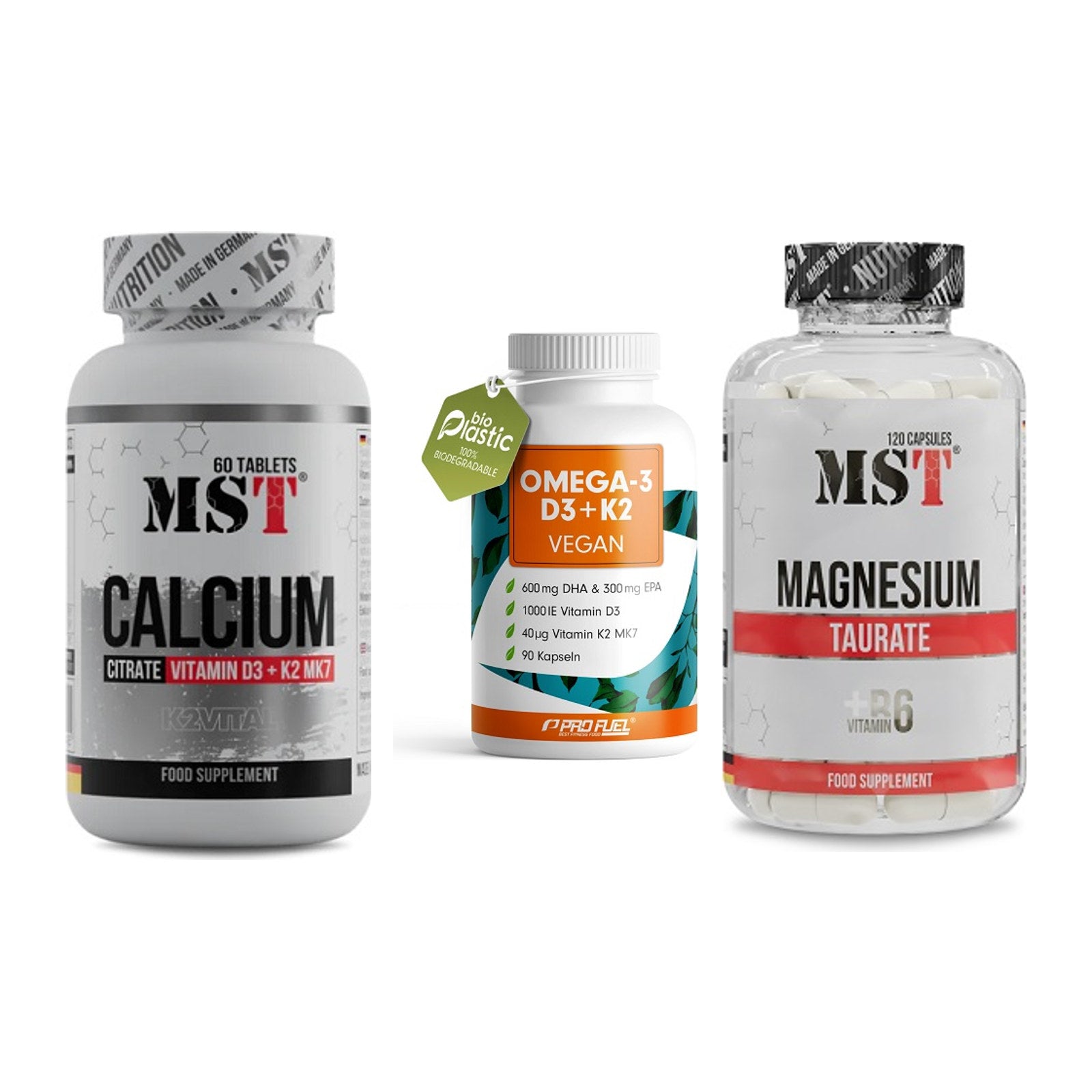 Calcium, Vitamin D & Magnesium: MST Calcium Citrate D3 + 2 weitere – alle enthaltenen Artikel