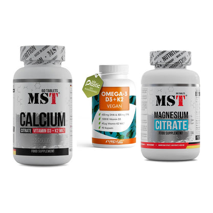 Calcium, Vitamin D & Magnesium: MST Calcium Citrate D3 + 2 weitere – alle enthaltenen Artikel