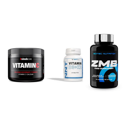 Calcium, Vitamin D & Magnesium: Sinob Vitamin C Calcium + 2 weitere – alle enthaltenen Artikel