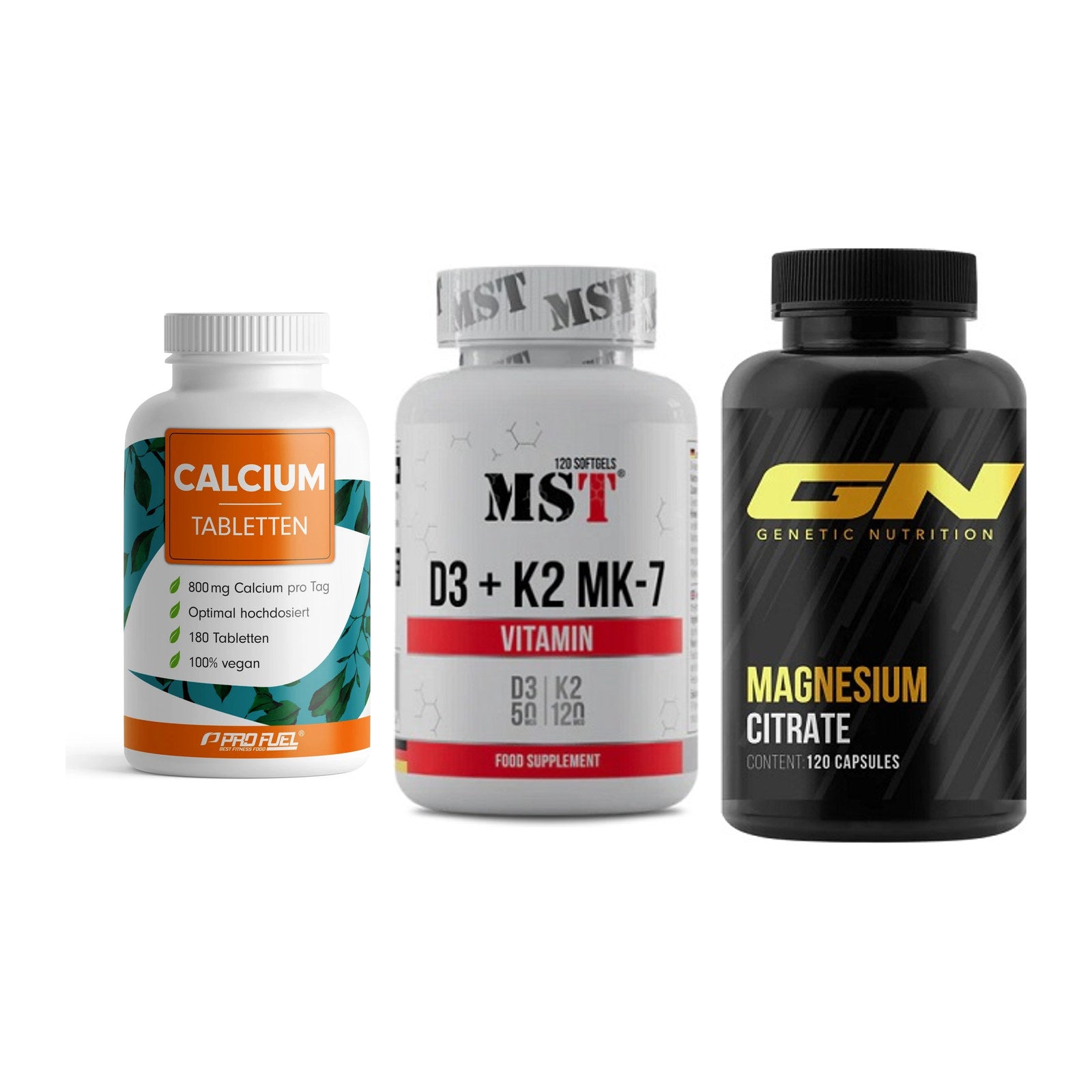 Calcium, Vitamin D & Magnesium: ProFuel Calcium + 2 weitere – alle enthaltenen Artikel