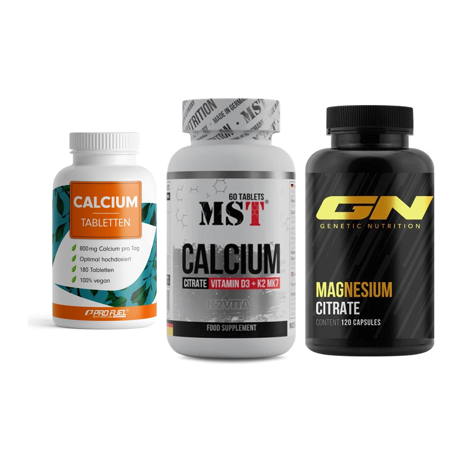 Calcium, Vitamin D & Magnesium: ProFuel Calcium + 2 weitere – alle enthaltenen Artikel