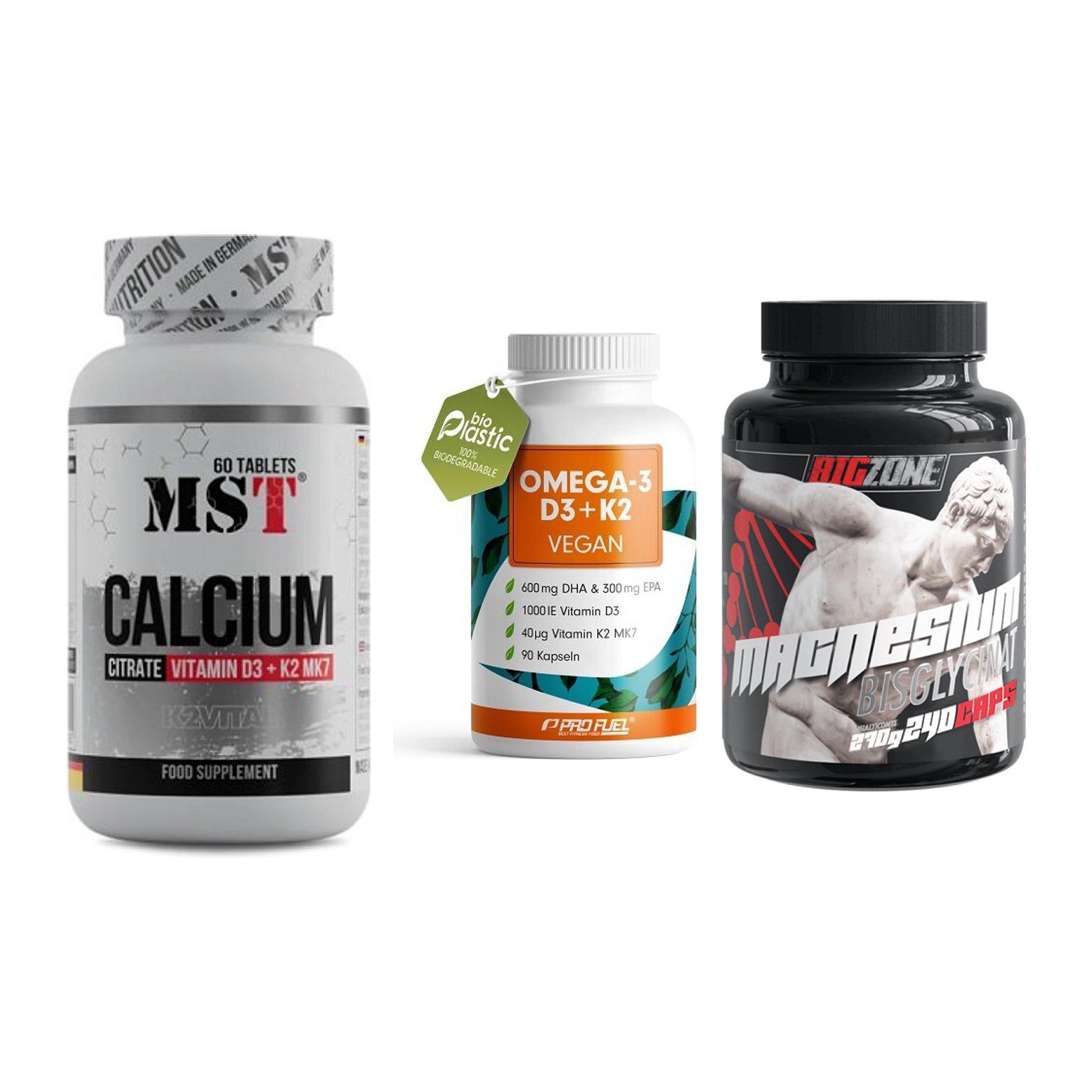 Calcium, Vitamin D & Magnesium: MST Calcium Citrate D3 + 2 weitere – alle enthaltenen Artikel