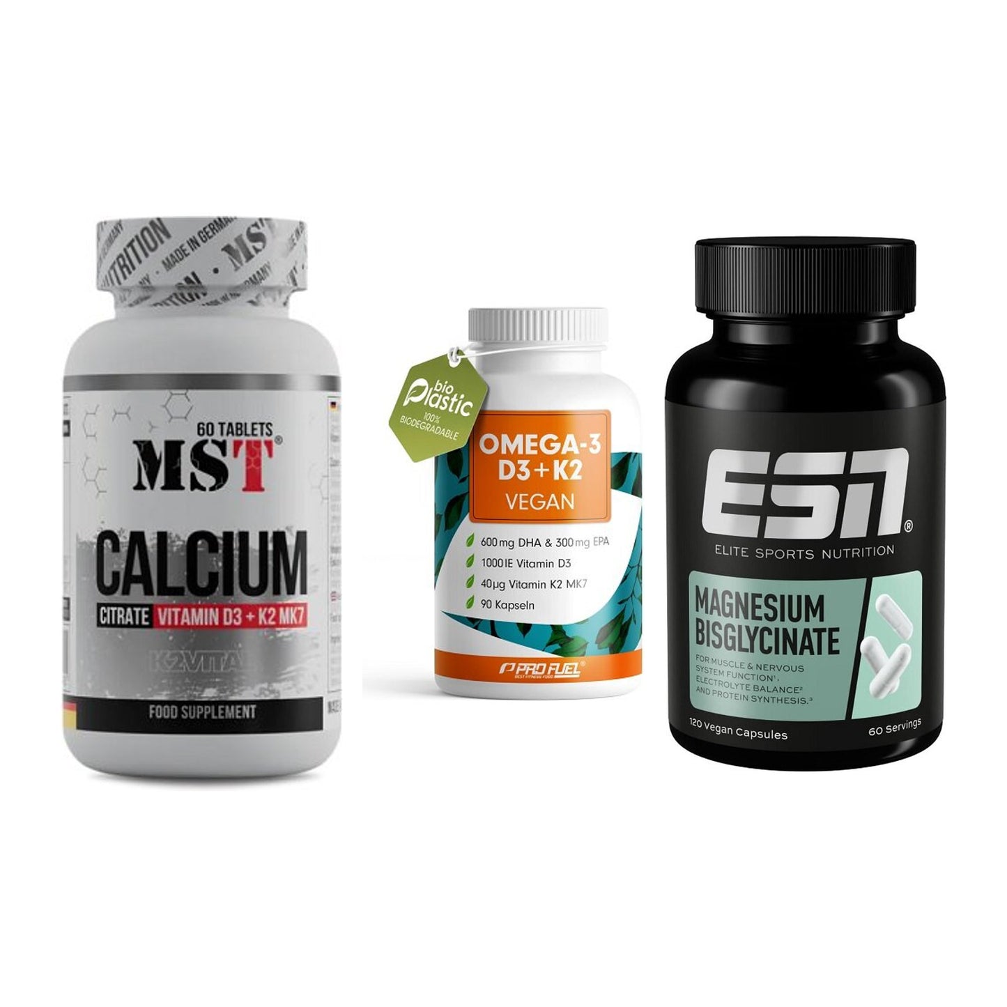 Calcium, Vitamin D & Magnesium: MST Calcium Citrate D3 + 2 weitere – alle enthaltenen Artikel